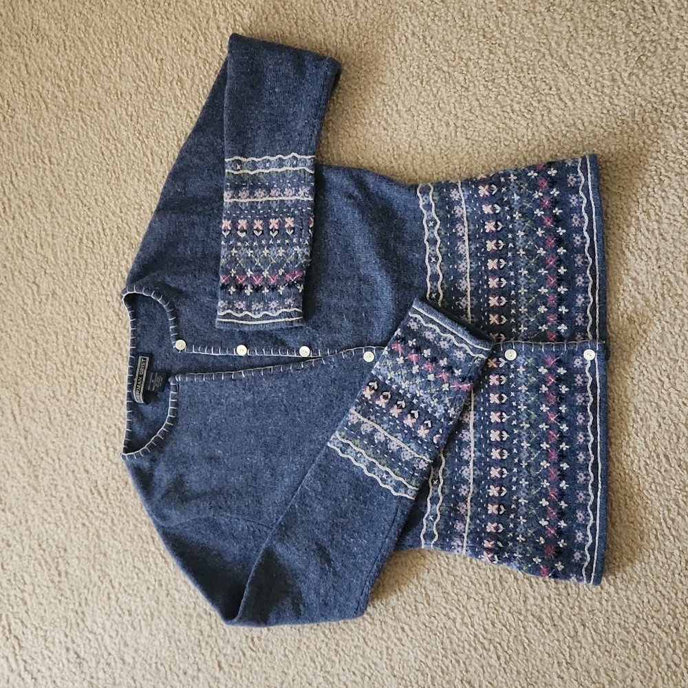 Herman Geist embroidered Spring sweater